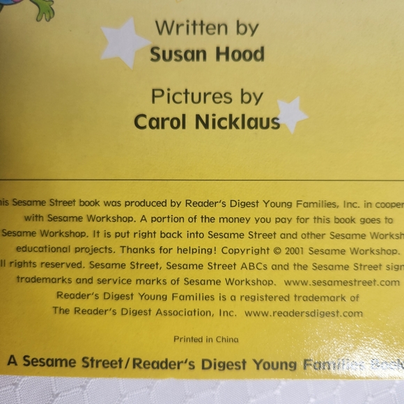 Vtg Sesame Street Alphabet Board Books (set of 3) - Picture 6 of 6